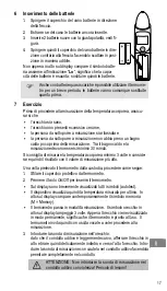 Предварительный просмотр 17 страницы switel BH311 Operating Instructions Manual