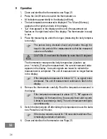 Предварительный просмотр 24 страницы switel BH312 Operating Instructions Manual