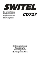 switel CD727 Operating Instructions Manual предпросмотр