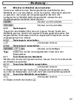 Preview for 27 page of switel CD738 Operating Instructions Manual