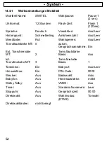 Preview for 54 page of switel CD738 Operating Instructions Manual