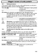 Preview for 195 page of switel CD738 Operating Instructions Manual