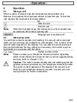 Preview for 231 page of switel CD738 Operating Instructions Manual