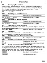 Preview for 233 page of switel CD738 Operating Instructions Manual