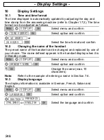 Preview for 248 page of switel CD738 Operating Instructions Manual