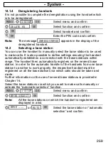 Preview for 259 page of switel CD738 Operating Instructions Manual