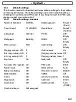 Preview for 261 page of switel CD738 Operating Instructions Manual