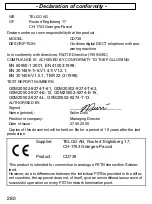 Preview for 280 page of switel CD738 Operating Instructions Manual