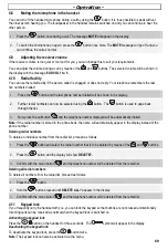 Preview for 69 page of switel D6025 Operating Instructions Manual