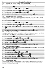 Preview for 76 page of switel D6025 Operating Instructions Manual