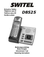 switel D8525 Operating Instructions Manual предпросмотр