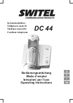 switel DC 44 Operating Instructions Manual preview