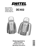 Предварительный просмотр 1 страницы switel DC402 Operating Instructions Manual