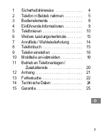 Предварительный просмотр 3 страницы switel DC41 Series Operating Instructions Manual