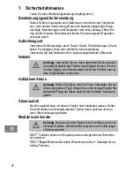 Предварительный просмотр 4 страницы switel DC41 Series Operating Instructions Manual