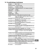 Предварительный просмотр 49 страницы switel DC41 Series Operating Instructions Manual