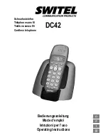 switel DC42 Operating Instructions Manual предпросмотр