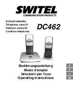 Предварительный просмотр 1 страницы switel DC462 Operating Instructions Manual