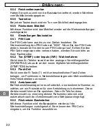 Предварительный просмотр 22 страницы switel DC462 Operating Instructions Manual