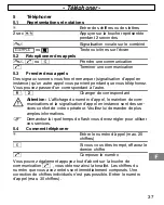 Предварительный просмотр 37 страницы switel DC462 Operating Instructions Manual