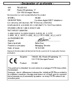 Предварительный просмотр 112 страницы switel DC462 Operating Instructions Manual