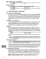 Предварительный просмотр 12 страницы switel DC651 Operating Instruction