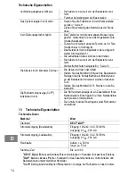 Предварительный просмотр 14 страницы switel DC651 Operating Instruction