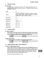 Предварительный просмотр 41 страницы switel DC651 Operating Instruction