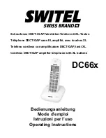 Предварительный просмотр 1 страницы switel DC66x Operating Instructions Manual