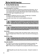 Предварительный просмотр 4 страницы switel DC66x Operating Instructions Manual