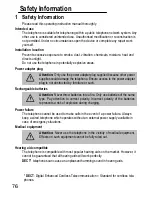 Предварительный просмотр 76 страницы switel DC66x Operating Instructions Manual