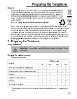 Предварительный просмотр 77 страницы switel DC66x Operating Instructions Manual