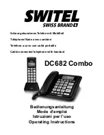 switel DC682 Combo Operating Instructions Manual предпросмотр