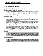 Preview for 4 page of switel DC682 Combo Operating Instructions Manual