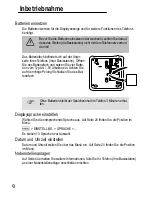 Preview for 8 page of switel DC682 Combo Operating Instructions Manual