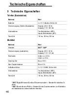 Preview for 46 page of switel DC682 Combo Operating Instructions Manual