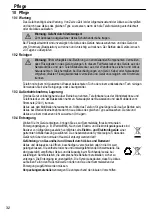 Предварительный просмотр 32 страницы switel DCC632 series Operating Instructions Manual