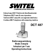 switel DCT 487 Operating Instructions Manual предпросмотр