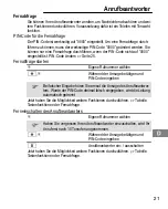 Предварительный просмотр 21 страницы switel DCT 487 Operating Instructions Manual