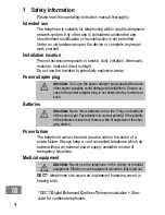 Preview for 4 page of switel DCT 707X Operating Instructions Manual