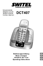 switel DCT407 Operating Instructions Manual предпросмотр