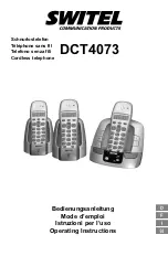 Предварительный просмотр 1 страницы switel DCT4073 Operating Instructions Manual