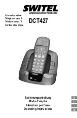 Предварительный просмотр 1 страницы switel DCT427 Operating Instructions Manual