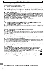 Предварительный просмотр 64 страницы switel DCT427 Operating Instructions Manual