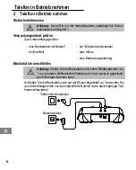 Предварительный просмотр 6 страницы switel DCT467 Operating Instructions Manual