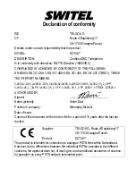 Предварительный просмотр 124 страницы switel DCT467 Operating Instructions Manual