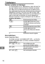 Предварительный просмотр 16 страницы switel DCT537 series Operating Instructions Manual