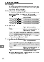 Предварительный просмотр 24 страницы switel DCT537 series Operating Instructions Manual