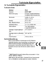 Предварительный просмотр 37 страницы switel DCT537 series Operating Instructions Manual