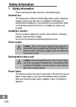 Предварительный просмотр 120 страницы switel DCT537 series Operating Instructions Manual